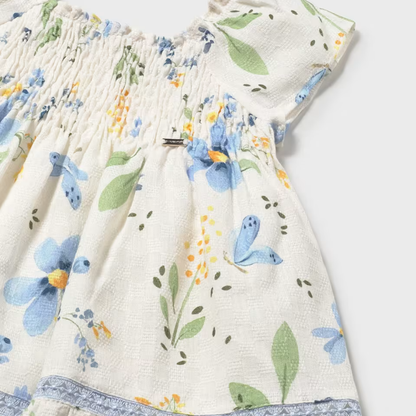 Vestido niña estampado Flores - Mayoral
