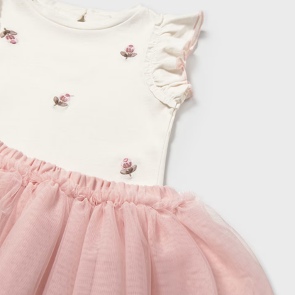 Conjunto niña camiseta y falda Tul Peonia - Mayoral