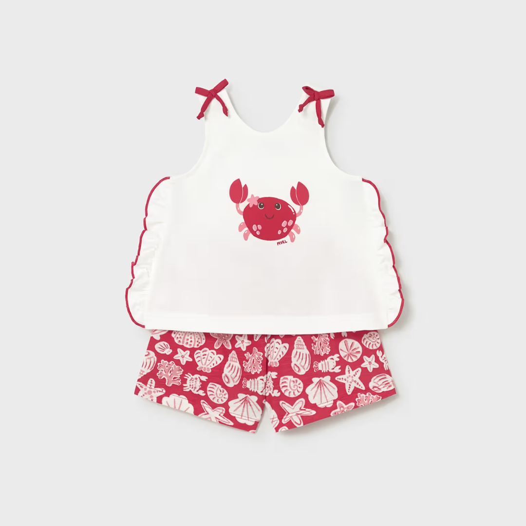 Conjunto bebé Cagrejo Rojo- Mayoral