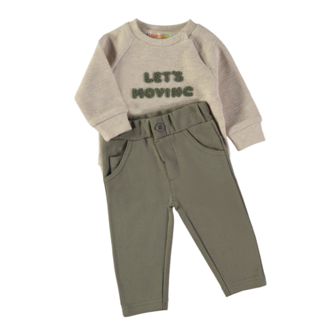 Conjunto Sudadera “Let’s Move” – Babybol