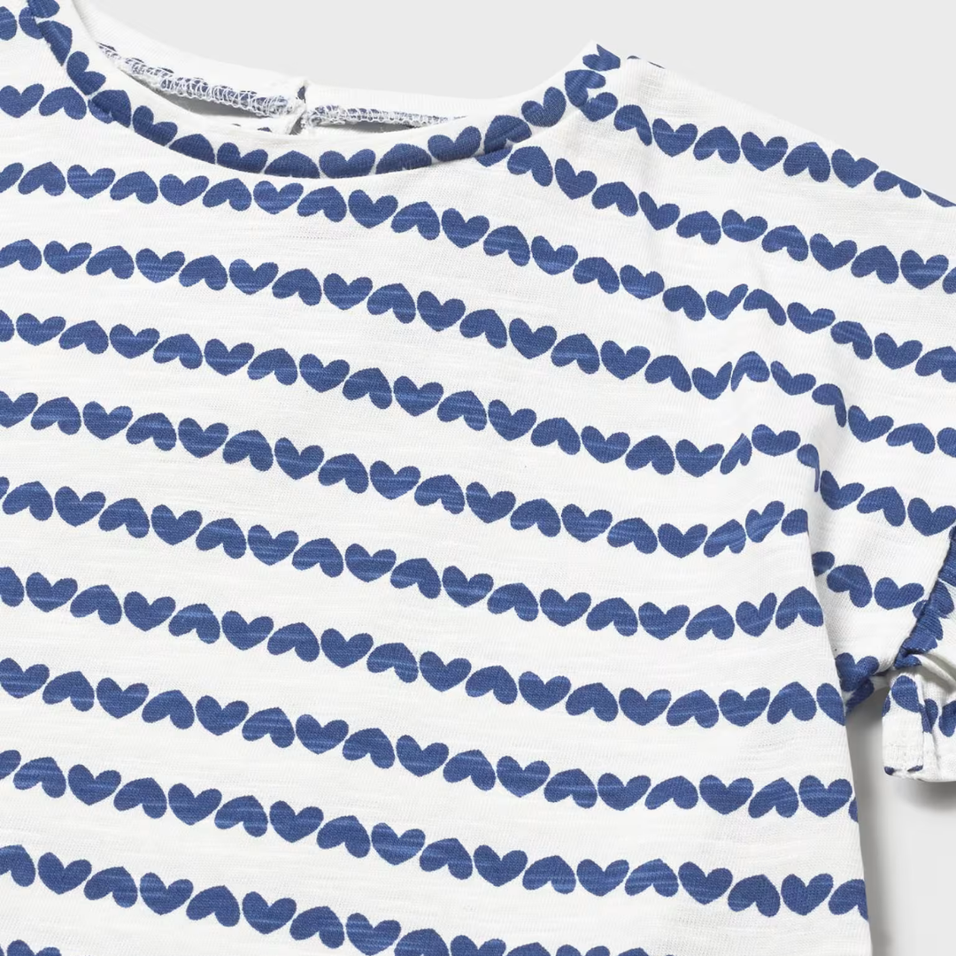 Camiseta manga corta estampada Corazones - Mayoral