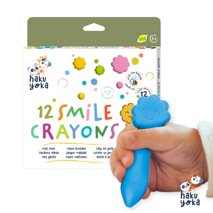 Crayones Sonrisa 12 colores Haku Yoka