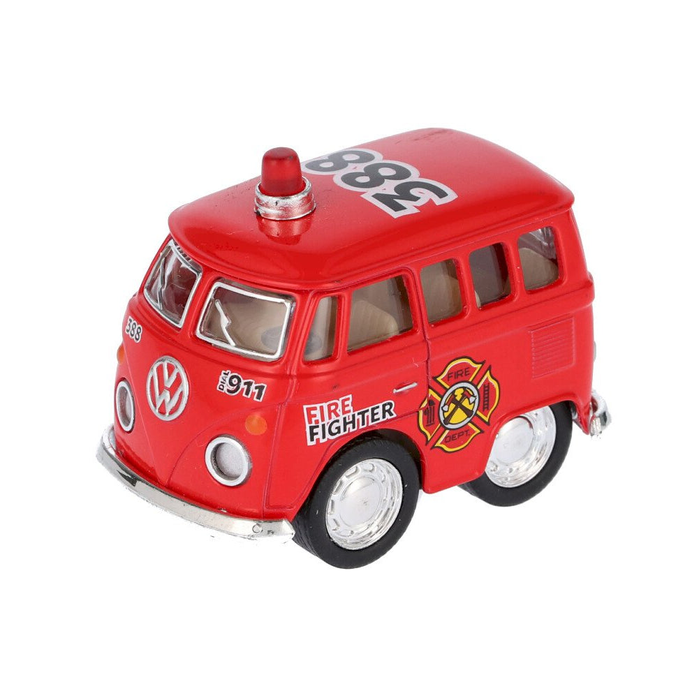 Mini Furgoneta Bomberos Roja  - Beetle Classical