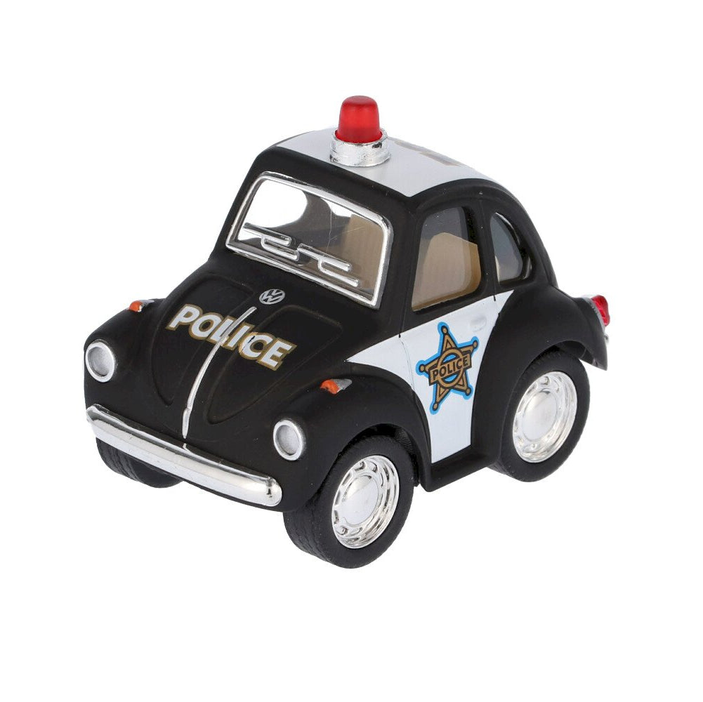 Mini Coche Policia Negro  - Beetle Classical