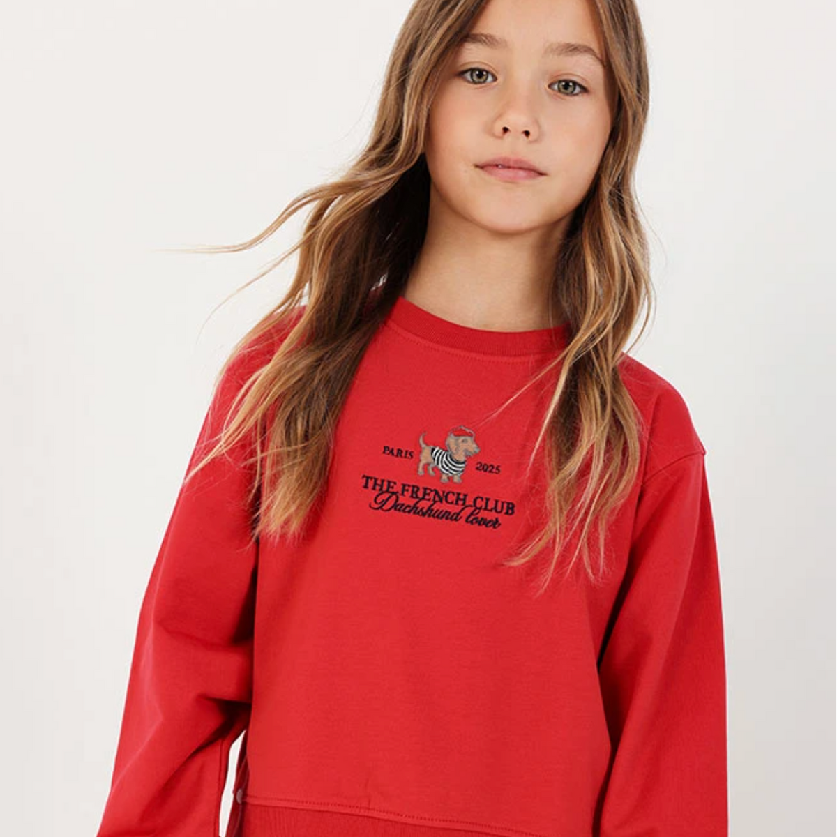 Sudadera Roja Perro Salchicha - Boboli