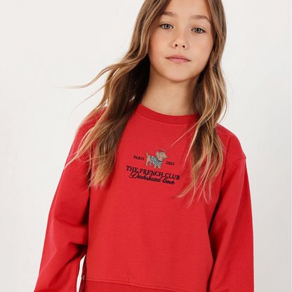 Sudadera Roja Perro Salchicha - Boboli