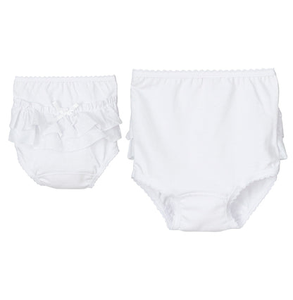 Braguita cubrepañal volante de plumeti Calamaro