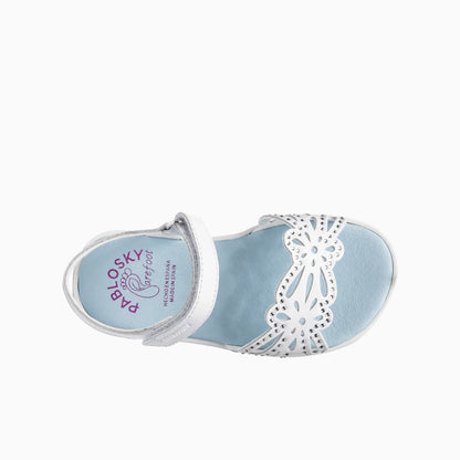 Sandalias barefoot Blanco Quilate Strass - Pablosky