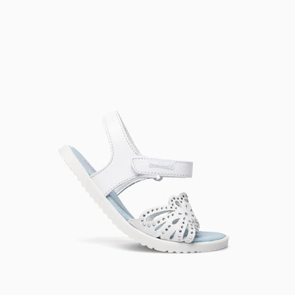 Sandalias barefoot Blanco Quilate Strass - Pablosky