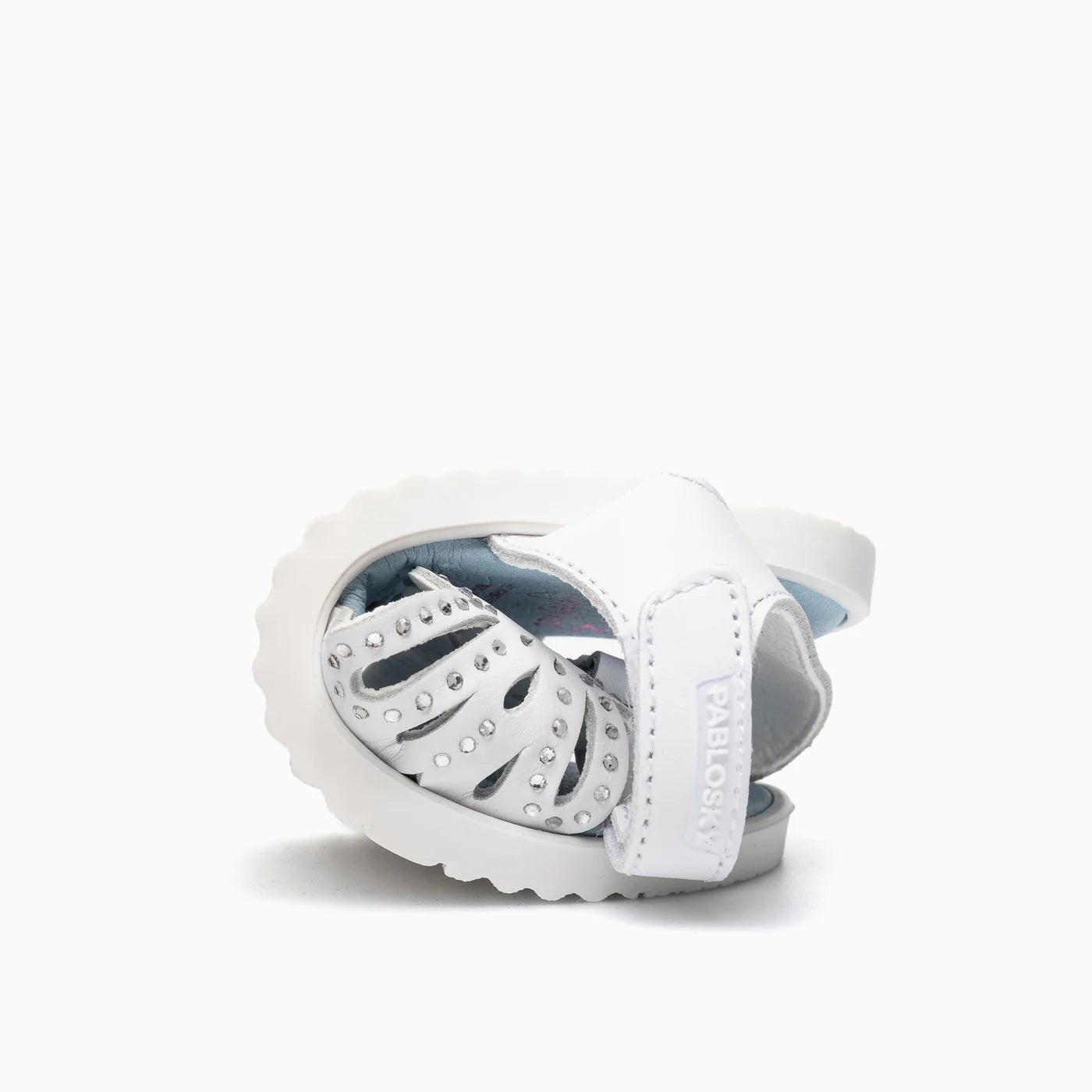 Sandalias barefoot Blanco Quilate Strass - Pablosky