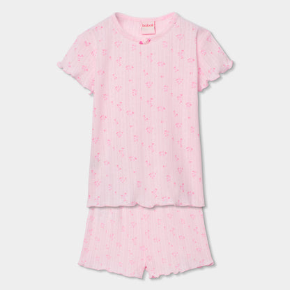 Pijama niña rosa estampado - Boboli