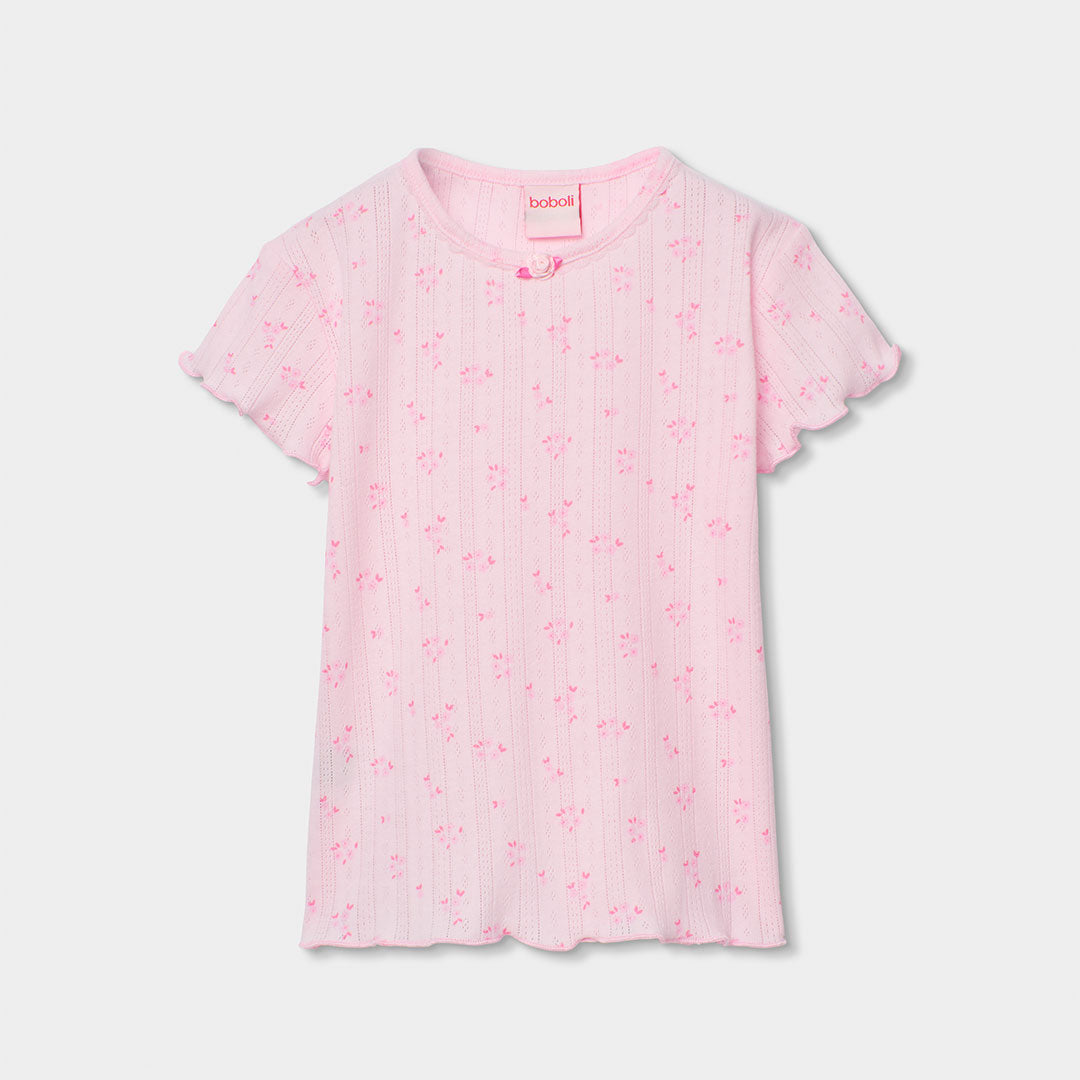 Pijama niña rosa estampado - Boboli