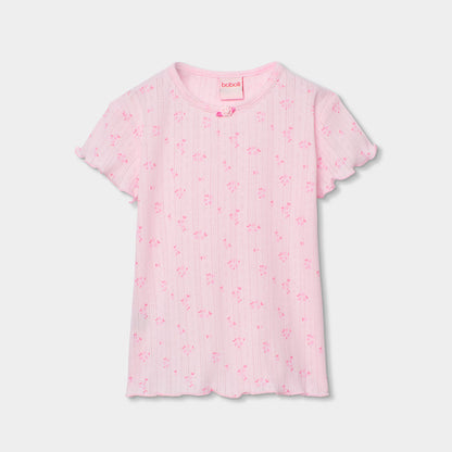 Pijama niña rosa estampado - Boboli