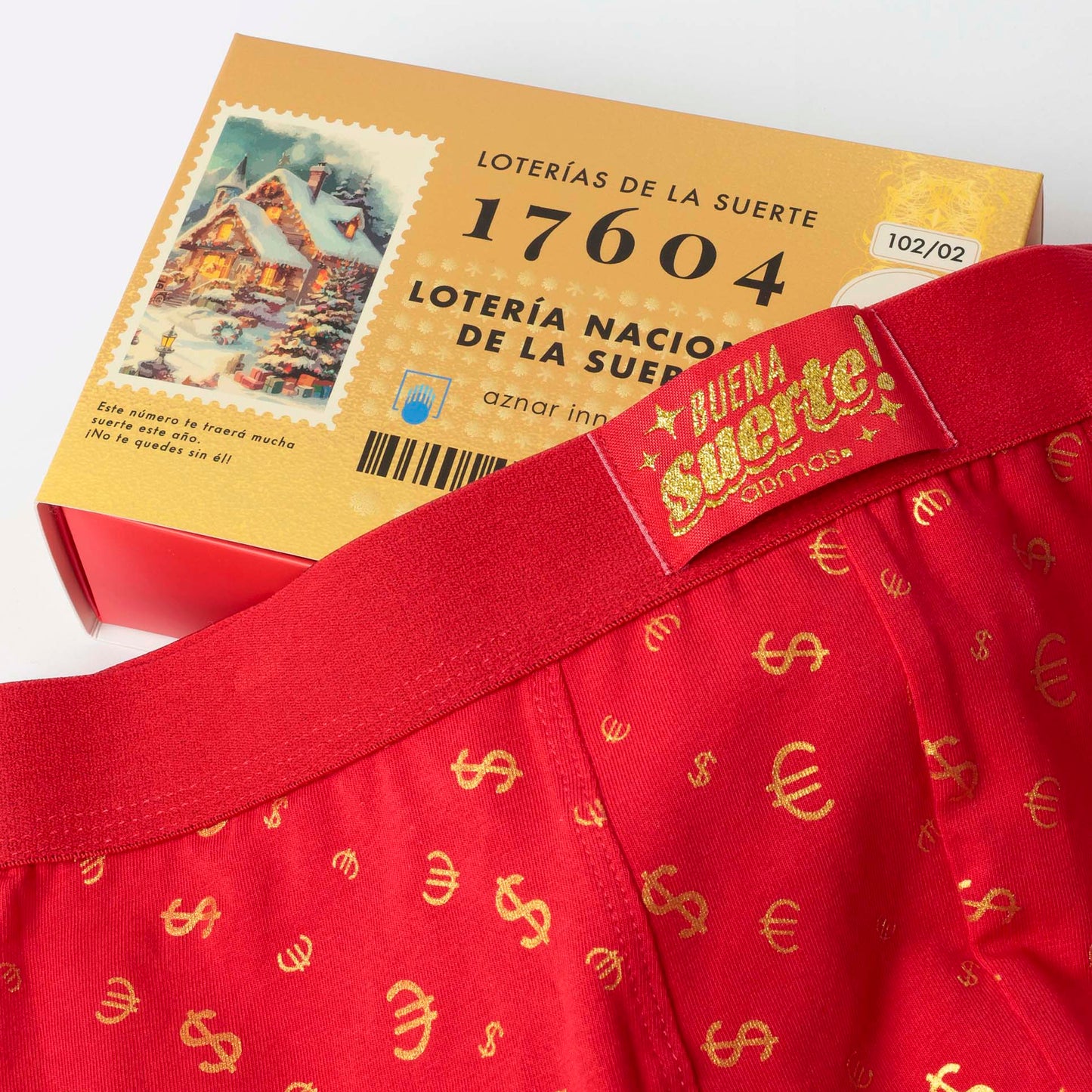 Boxer caja Lotería Navidad - Navidad