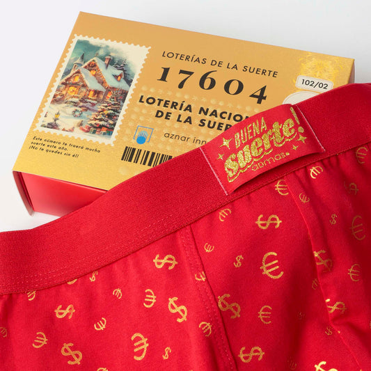 Boxer caja Lotería Navidad - Navidad