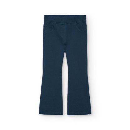 Pantalón niña de punto azul - Boboli