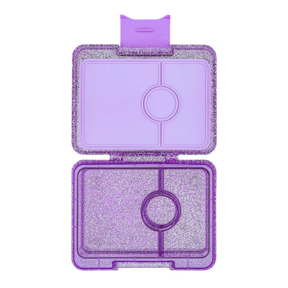 Caja almuerzo snack 3C Glitter Purple - Yumbox