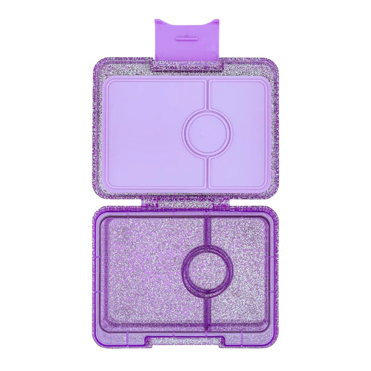 Caja almuerzo snack 3C Glitter Purple - Yumbox