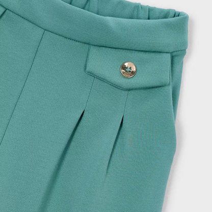 Pantalón niña largo Punto Roma Menta - Mayoral