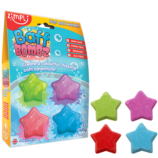 Pack 4 bomba de baño Star - Zimpli