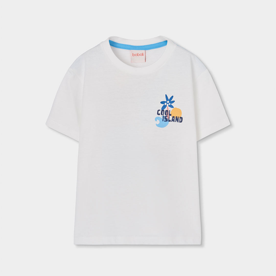 Camiseta niño blanca Cool Island - Boboli