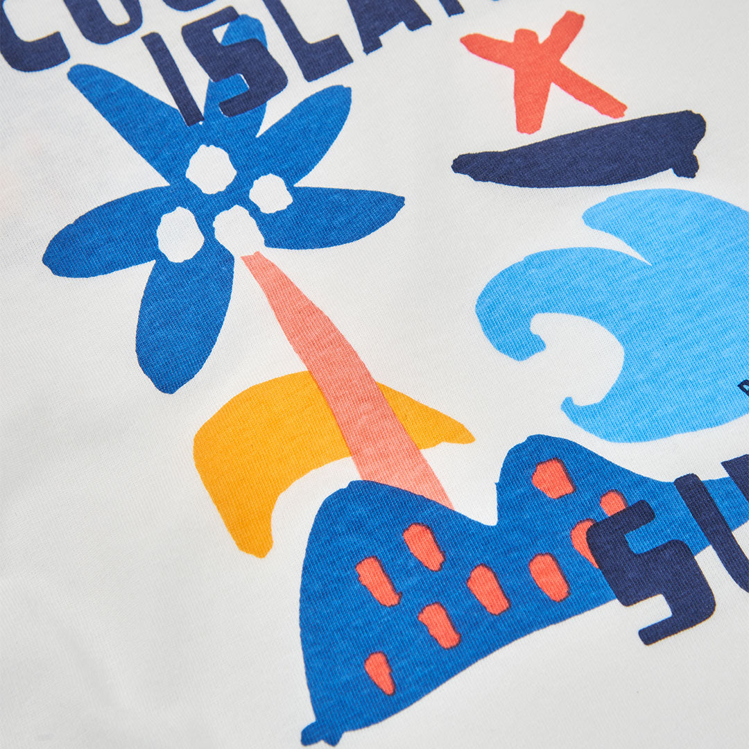 Camiseta niño blanca Cool Island - Boboli