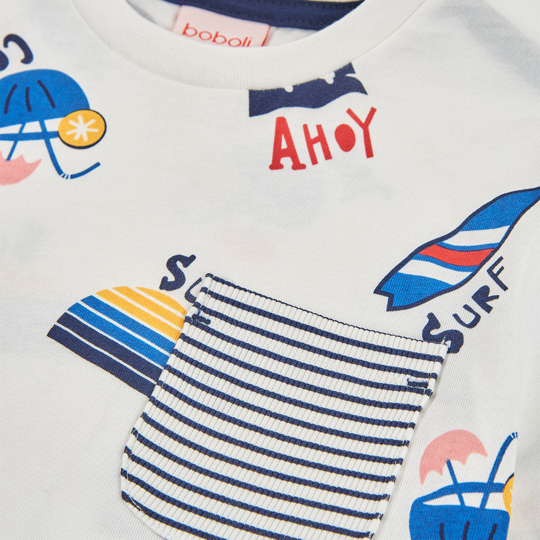 Camiseta niño blanca Summer - Boboli