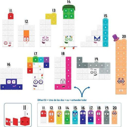 Numberblocks 11 al 20 - Learning Resources