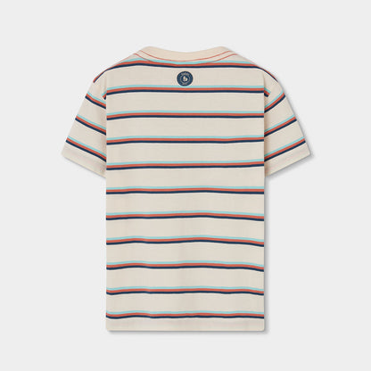 Camiseta niño punto listado Level Up - Boboli