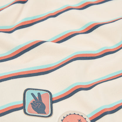 Camiseta niño punto listado Level Up - Boboli