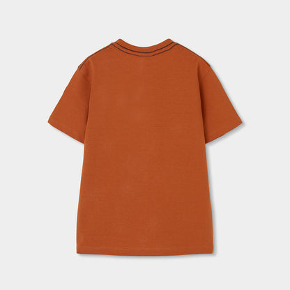 Camiseta niño naranja Lemur - Boboli