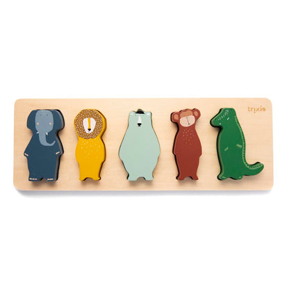 Puzzle formas animales madera - Trixie