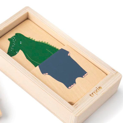 Puzzle animales combinado madera - Trixie