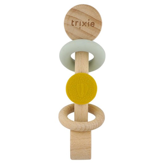 Sonajero de silicona de madera Mr. Lion - Trixie