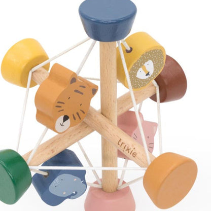 Pelota actividades de animales madera - Trixie