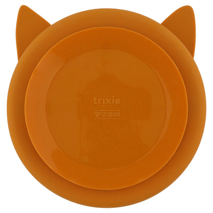Plato dividido de silicona con ventosa Mr. Fox - Trixie