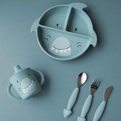 Cuenco silicona con ventosa Mr. Shark - Trixie