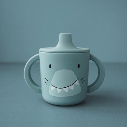 Taza silicona con boquilla Mr. Shark - Trixie