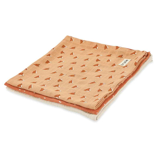 Muselina 55x55 pack 3 Fierce Fox - Trixie