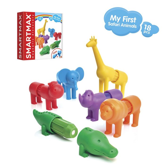 Juego magnético My frist Safary Animals - Smartmax