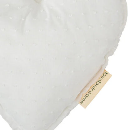 Cojín decorativo Plumeti blanco - Bimbidreams