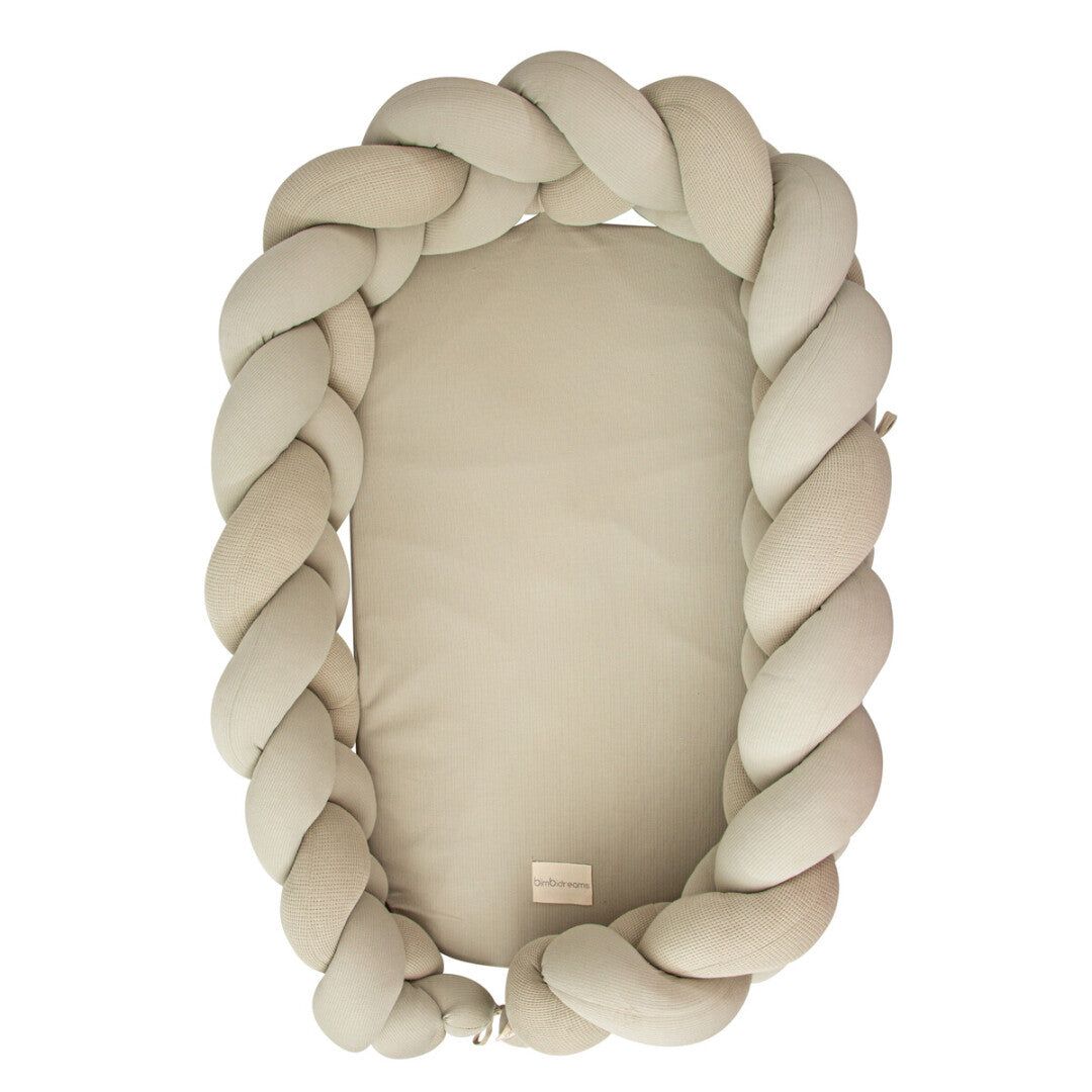 Cuna Nido Trenzada Texture verde - Bimbidreams