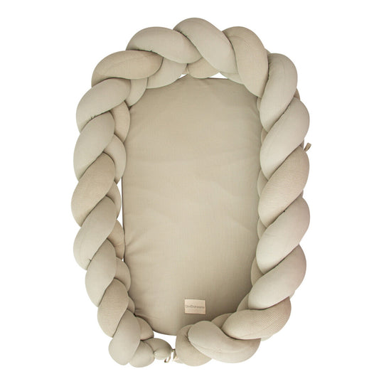 Cuna Nido Trenzada Texture verde - Bimbidreams