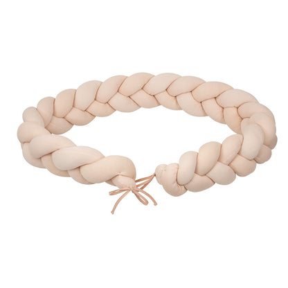 Trenza protector de cuna Texture Rosa - Bimbidreams