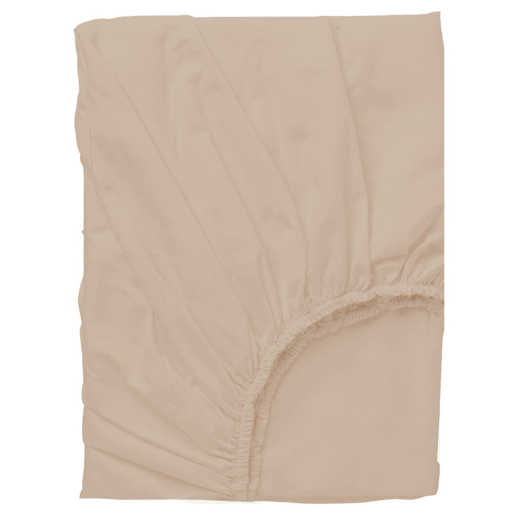 Sábana bajera punto Cuna Gris Beige - Bimbidreams