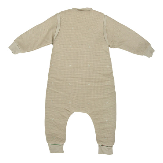 Saco pijama con pies Waffle Verde - Bimbidreams