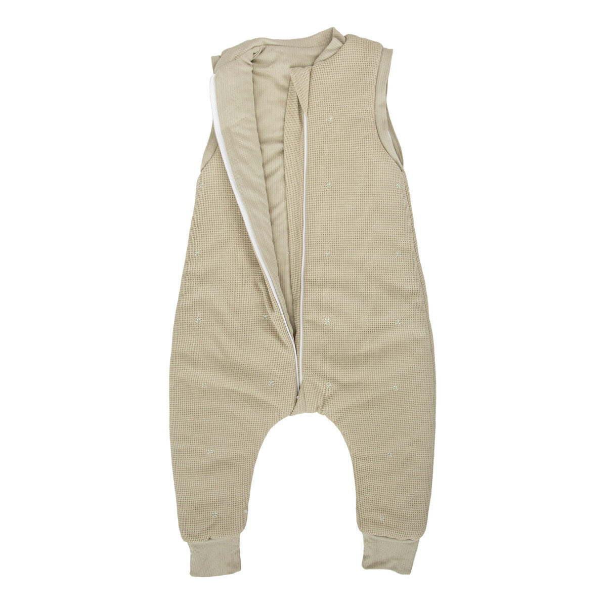 Saco pijama con pies Waffle Verde - Bimbidreams