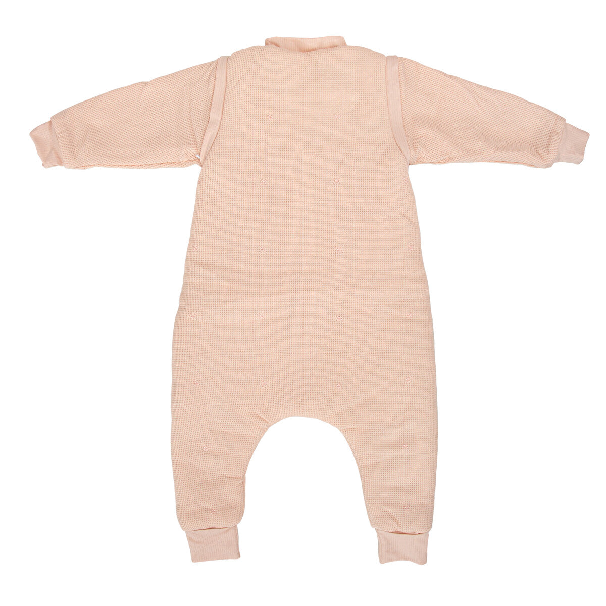 Saco pijama con pies Waffle Rosa - Bimbidreams