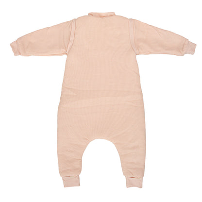 Saco pijama con pies Waffle Rosa - Bimbidreams