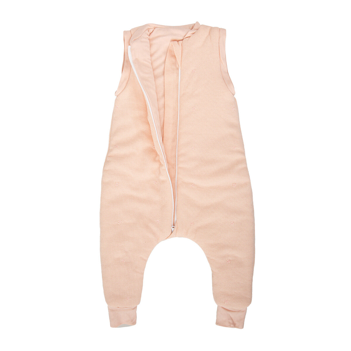Saco pijama con pies Waffle Rosa - Bimbidreams